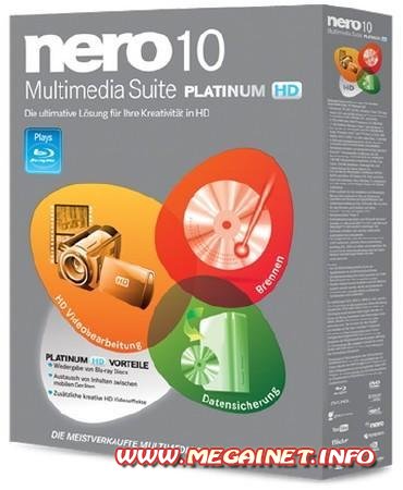 Nero Multimedia Suite 10 Platinum HD 10.5.10900 Ml/Rus Repack Unattended