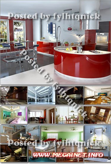 3D модели - House interior 2010