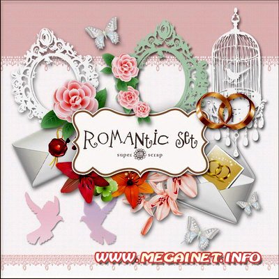 Скрап набор для фотошопа - Романтика