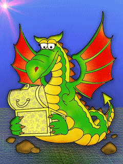 Анимация для телефона - Дракончики и драконы ( 240x320 )