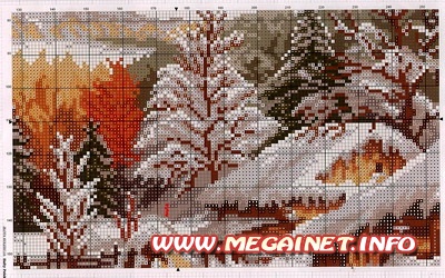 Вышивка крестом - Пейзажи ( зимние ) Вышивка крестом - Пейзажи ( зимние )