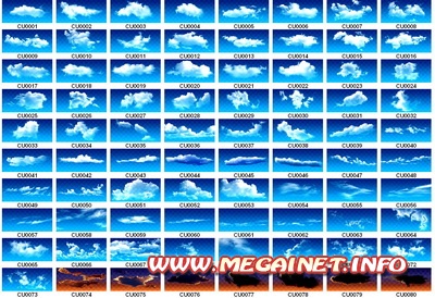 Картинки для фотошопа - Тающие облака