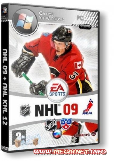 NHL 09 + NHL KHL 12 MOD ( 2008 / Rus )