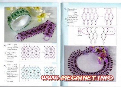Бисероплетение - Браслеты и колье