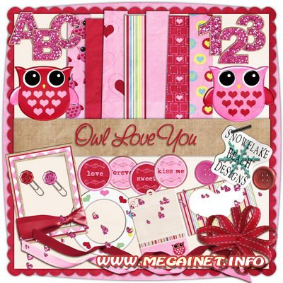 Скрап набор - Owl Love You Скрап набор - Owl Love You