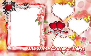 Рамка для фотошопа - День Святого Валентина