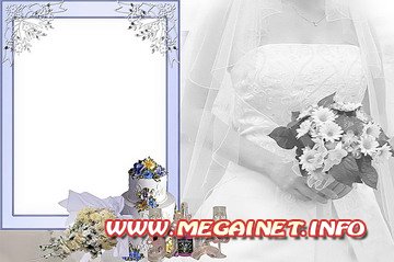 Свадебная рамка для фотошопа Свадебная рамка для фотошопа