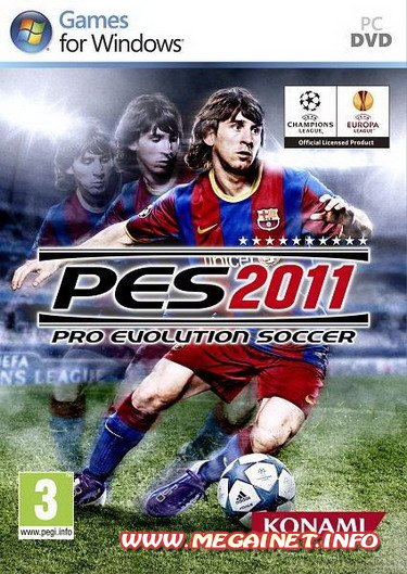 Pro Evolution Soccer 2011 v1.1 (2010/RUS/RePack)