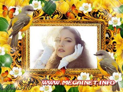 Женская рамочка - Весенние цветы Женская рамочка - Весенние цветы