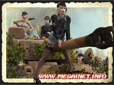 3D военные девушки дизайнера Ригуэл 3D военные девушки дизайнера Ригуэл