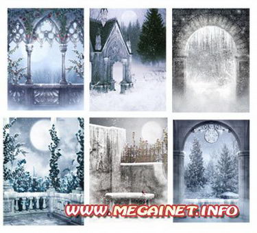 Зимние фоны для шаблонов Зимние фоны для шаблонов