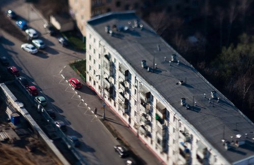 Тилт-шифт: Миниатюрная Москва Тилт-шифт: Миниатюрная Москва