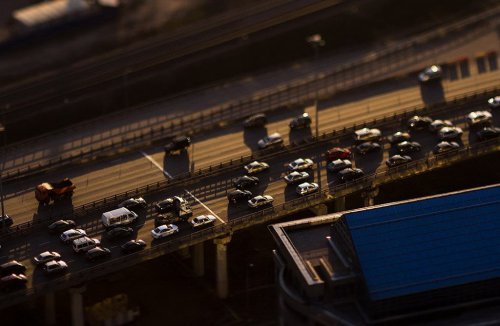 Тилт-шифт: Миниатюрная Москва Тилт-шифт: Миниатюрная Москва