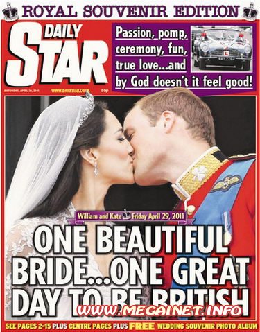 Daily Star - 2011.04.30 ( Принц Уильям и Кейт Миддлтон )