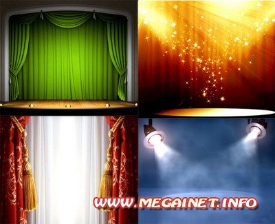 Фон для оформления - Сцена Фон для оформления - Сцена