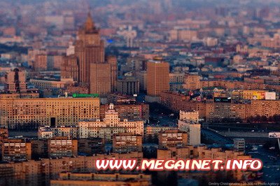 Тилт-шифт: Миниатюрная Москва Тилт-шифт: Миниатюрная Москва