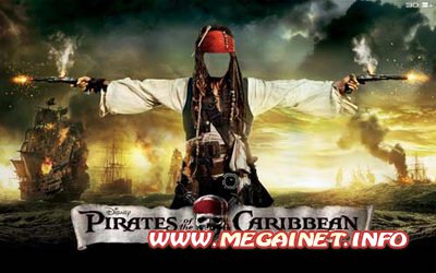 Шаблон PSD - Пираты карибского моря 5