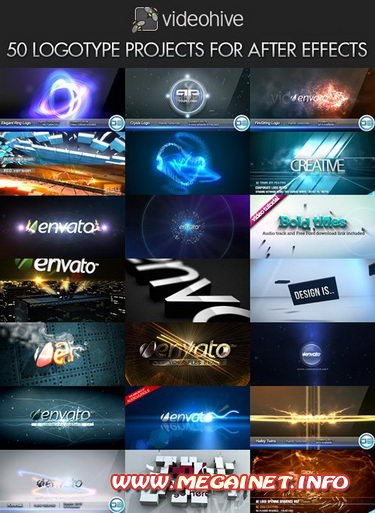 Проекты After Effects - 50 Logotype Projects for AE