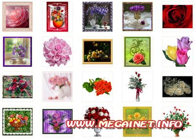 Анимационные открытки - Цветы ( набор 2 )
