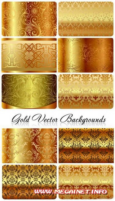 Gold Vector Backgrounds Gold Vector Backgrounds
