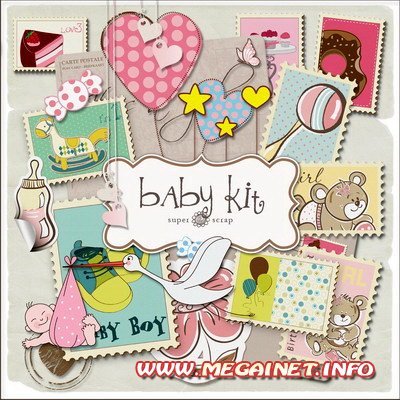Скрап набор - Baby kit Скрап набор - Baby kit
