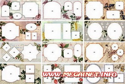 Шаблоны рамок для оформления фотоальбома Шаблоны рамок для оформления фотоальбома