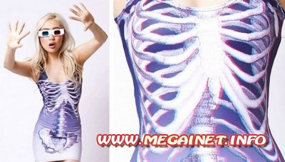 3D Ribs Dress – стереоплатье для оригинальных девушек