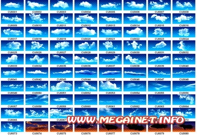 Картинки для фотошопа - Тающие облака Картинки для фотошопа - Тающие облака