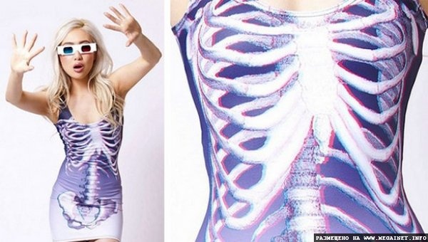 3D Ribs Dress – стереоплатье для оригинальных девушек 3D Ribs Dress – стереоплатье для оригинальных девушек