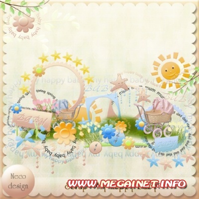 Скрап набор - My happy baby Скрап набор - My happy baby
