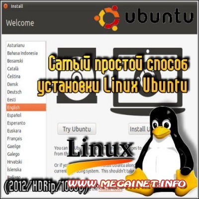 Самый простой способ установки Linux Ubuntu ( 2012 / HDRip )
