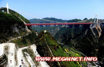 Cамый длинный подвесной мост в мире
