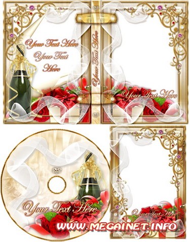 Шаблон PSD для оформления DVD дисков и фото Шаблон PSD для оформления DVD дисков и фото