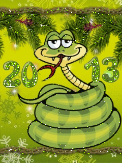 Змея - Символ года 2013 ( анимация )